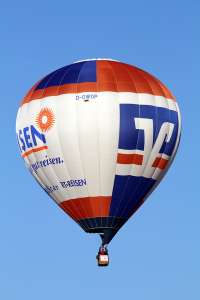 D-OWOP hot air balloon. Photograph by G Bann