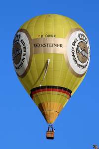 D-OWUX hot air balloon. Photograph by G Bann