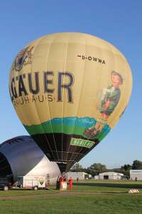 D-OWWA hot air balloon. Photograph by G Bann