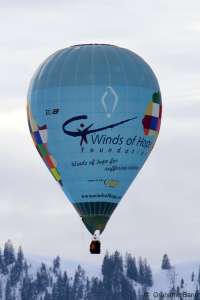 EC-JBF hot air balloon. Photograph by G Bann