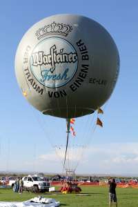 EC-LKU hot air balloon. Photograph by G Bann