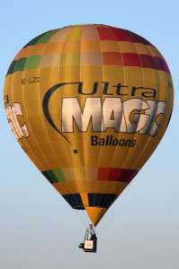 EC-LZC hot air balloon. Photograph by G Bann