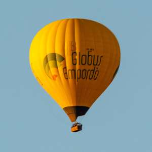 EC-MVX hot air balloon, seen at Verges, Lower Empordà, Spain on 20 September 2026. Photograph by Dave