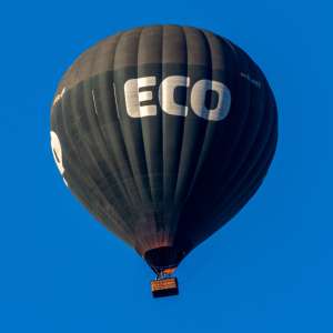 EC-NEE hot air balloon, seen at Verges, Lower Empordà, Spain on 20 September 2026. Photograph by Dave
