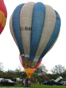 EI-BAY hot air balloon. Photograph by G Bann