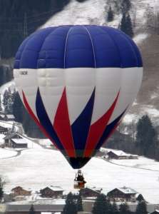 F-GNOR hot air balloon. Photograph by G Bann
