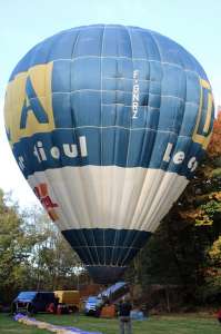 F-GNRZ hot air balloon. Photograph by G Bann
