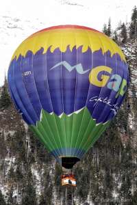 F-GSYI hot air balloon. Photograph by G Bann