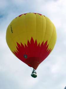 F-GVMR hot air balloon. Photograph by G Bann
