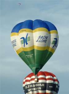 F-GXAL hot air balloon. Photograph by G Bann