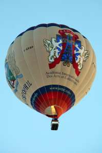 F-GXAP hot air balloon. Photograph by G Bann
