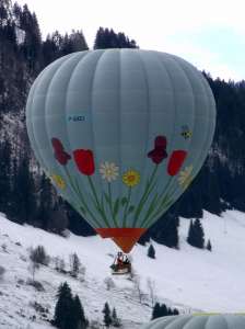 F-GXCI hot air balloon. Photograph by G Bann