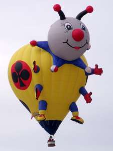 F-HCDL hot air balloon. Photograph by G Bann