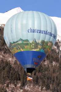 F-HCDT hot air balloon. Photograph by G Bann