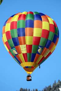 F-HDBA hot air balloon. Photograph by G Bann