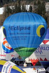 F-HECL hot air balloon. Photograph by G Bann