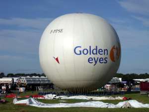 F-PPSE hot air balloon. Photograph by G Bann