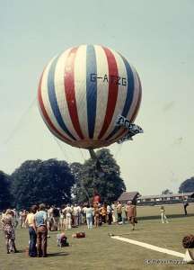 G-ATZG hot air balloon, a RAF Abingdon Free Balloon Club Abingdon Free Balloon. Photograph by John Wilkinson