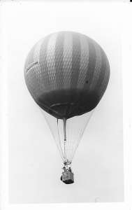 G-AVJR hot air balloon, a Cardington R AND DE Abingdon HOT AIR Balloon. Photograph by Balloon Spotters Archive
