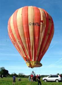 G-AVTL hot air balloon, a HOT AIR Group HAG 1/4 Free Balloon. Photograph by Balloon Spotters Archive