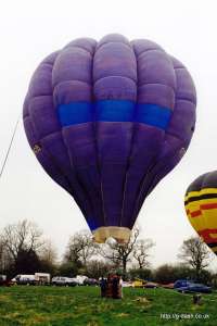 G-AWMO hot air balloon, an Omega 84. Photograph by Balloon Spotters Archive