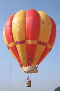 G-AXGH hot air balloon, a DON Piccard Balloons Piccard HOT AIR Balloon. Photograph by Balloon Spotters Archive
