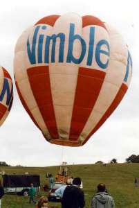 Nimble hot air balloon G-AYAL, an Omega 56, added to the archive 7 September 2026. Photograph by Balloon Spotters Archive