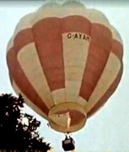 G-AYAM hot air balloon, a Cameron O-84. Photograph by Balloon Spotters Archive