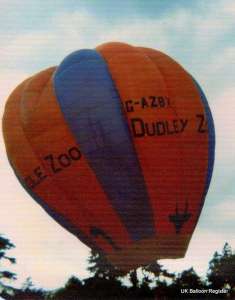 G-AZBX hot air balloon, a Western O-65. Photograph by Mark Duffy