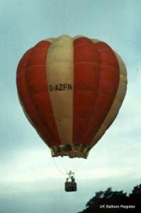 G-AZFN hot air balloon, a Cameron O-56. Photograph by Mel Kirby