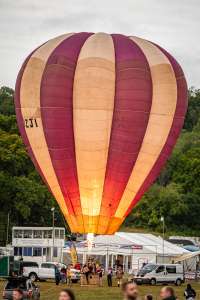 G-AZJI hot air balloon, a Western O-65. Photograph by Dave