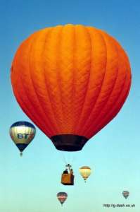 G-AZRI hot air balloon, a Payne Free Balloon. Photograph by Mike Clarke﻿