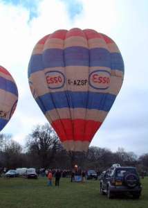 G-AZSP hot air balloon, a Cameron O-84. Photograph by Andrew Garrett