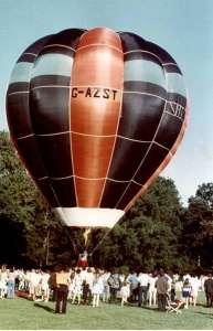 G-AZST hot air balloon, a Western O-65. Photograph by Jeff Roberts