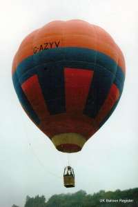G-AZYV hot air balloon, a Burns Free Balloon. Photograph by Mark Duffy
