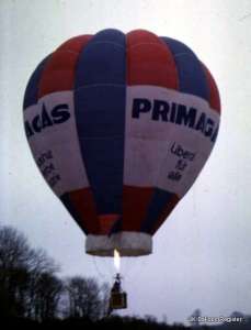 G-BAEK hot air balloon, a Cameron O-65. Photograph by Mel Kirby