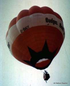 G-BAIY hot air balloon, a Cameron O-65. Photograph by Mel Kirby