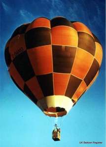 G-BANG hot air balloon, a Cameron O-84. Photograph by Mel Kirby