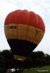 G-BAWW hot air balloon, a Thunder AX7-77. Photograph by G Duke