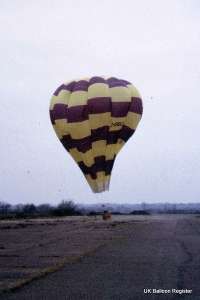 G-BBJB hot air balloon, a Thunder AX7-77. Photograph by Keith Sowter