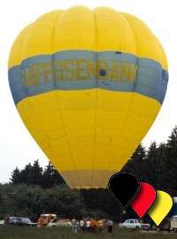 G-BBLV hot air balloon, a Cameron O-84. Photograph by Freiballonclub Salzach-Inn