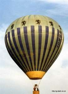G-BBOY hot air balloon, a Thunder AX6-56A. Photograph by G Duke