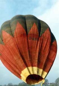 G-BBYR hot air balloon, a Cameron O-65. Photograph by G Duke