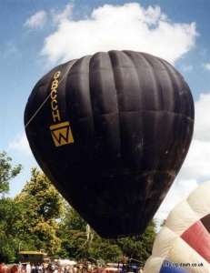 G-BCCH hot air balloon, a Thunder AX6-56A. Photograph by G Duke