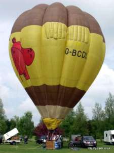 G-BCDL hot air balloon, a Cameron O-42, added to the archive 7 September 2026. Photograph by Balloon Spotters Archive