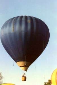 G-BCNR hot air balloon, a Thunder AX7-77A. Photograph by Andrew Garrett