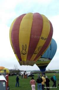 G-BCOA hot air balloon, a Cameron O-65. Photograph by Mike Clarke