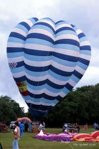 G-BDGP hot air balloon, a Cameron V-65. Photograph by Mike Clarke