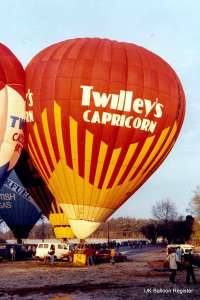 G-BDMO hot air balloon, a Thunder AX7-77A. Photograph by Mike Clarke