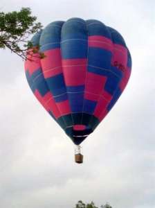 G-BDSK hot air balloon, a Cameron O-65. Photograph by D Barker